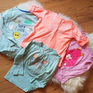 4 long sleeve 3t lot
